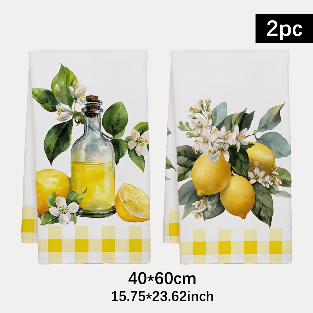 Home Cooking Supplies - 2 pièces, serviettes de cuisine à