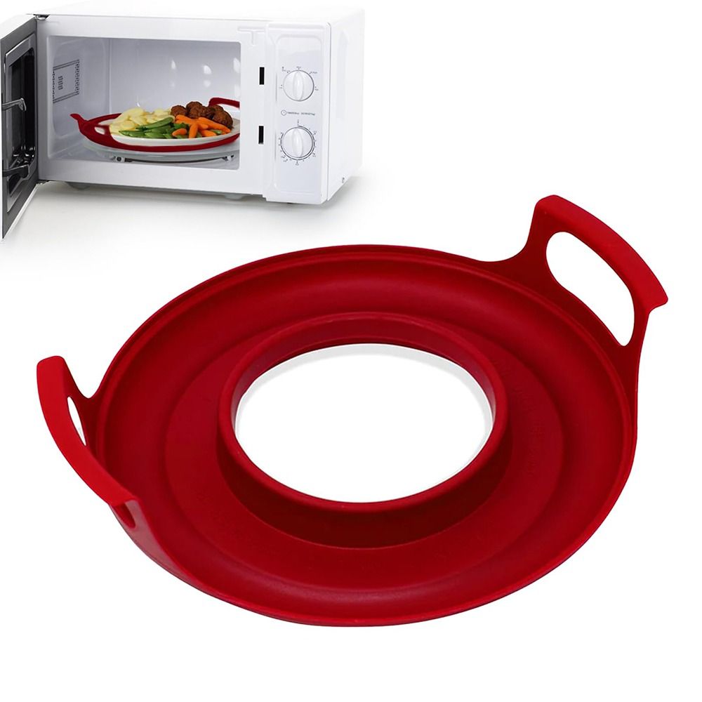 Home Cooking Supplies - Plateau d'assiettes Anti-déformation pour micro-ondes, fournitures