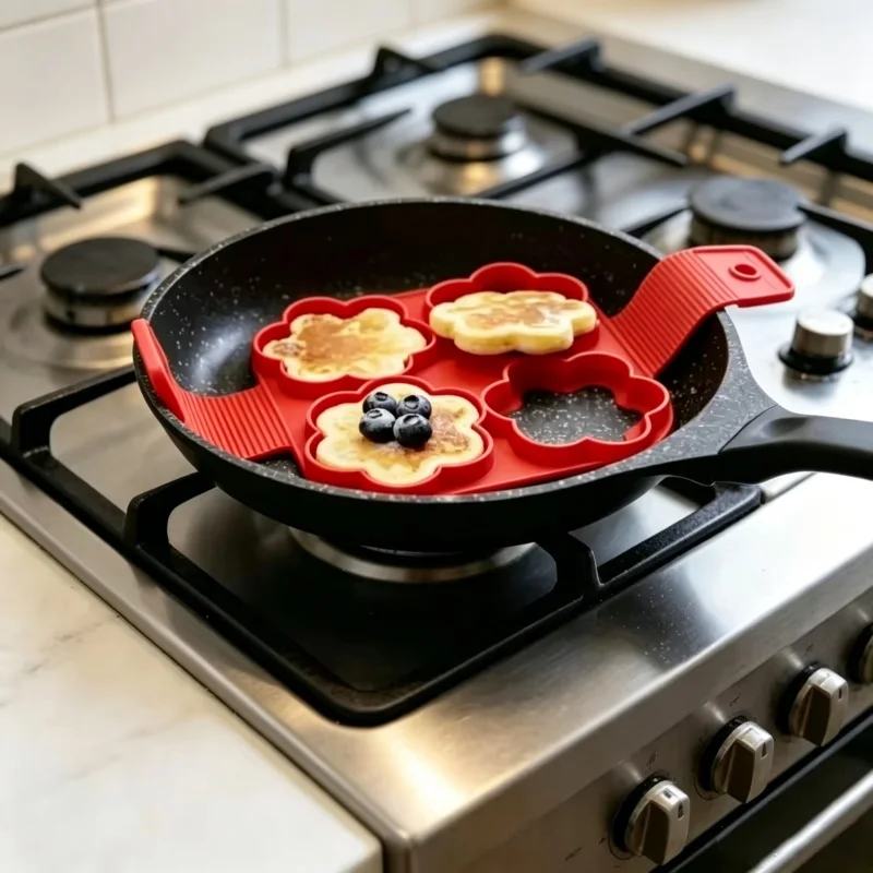 Home Cooking Supplies - Moule à œufs en silicone antiadhésif