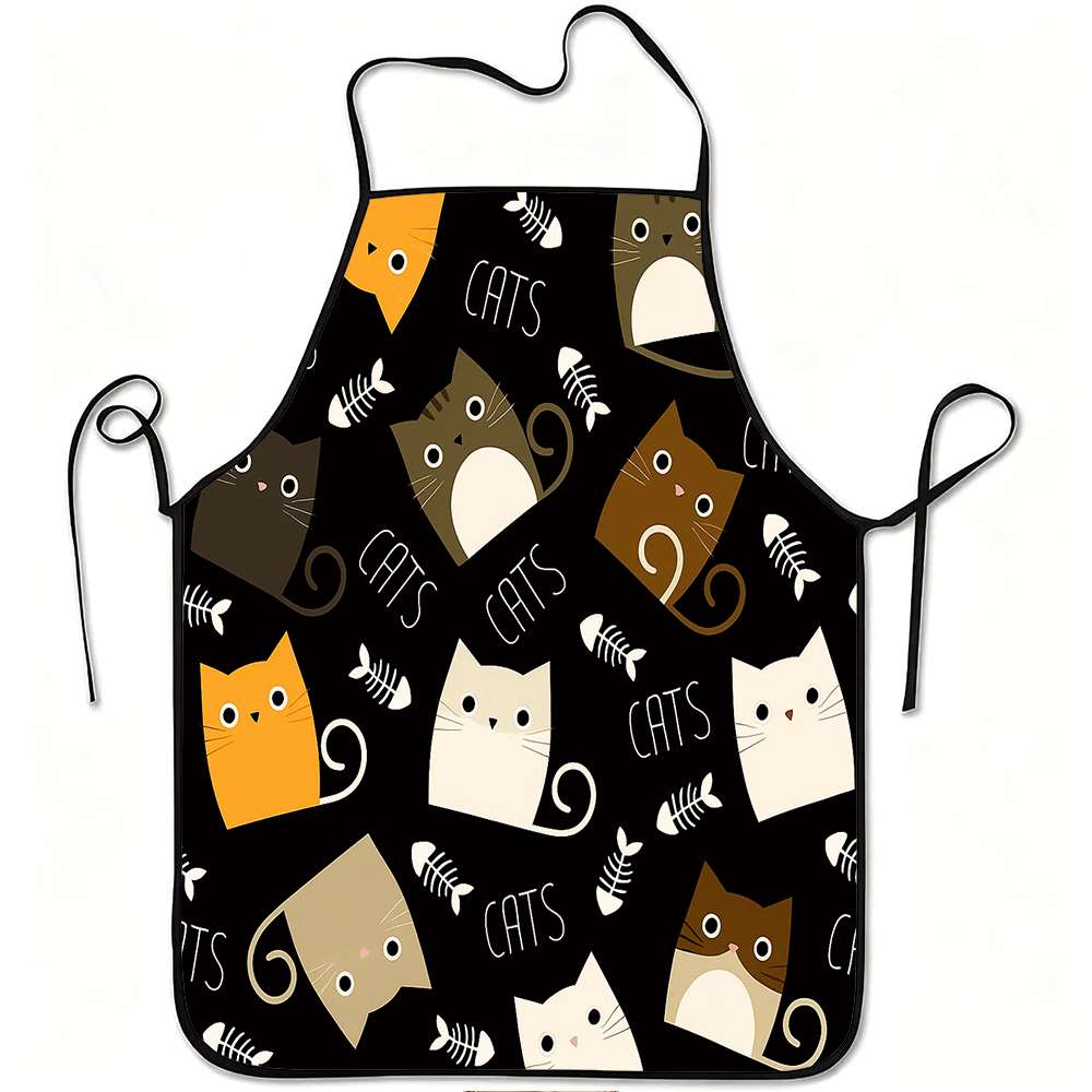 Home Cooking For Cats - 1 tablier amusant à thème de