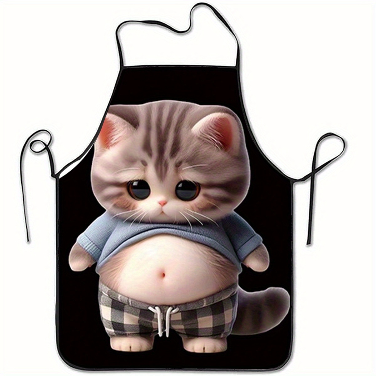 Tablier à imprimé chat de dess - Home Cooking For Cats avis et prix
