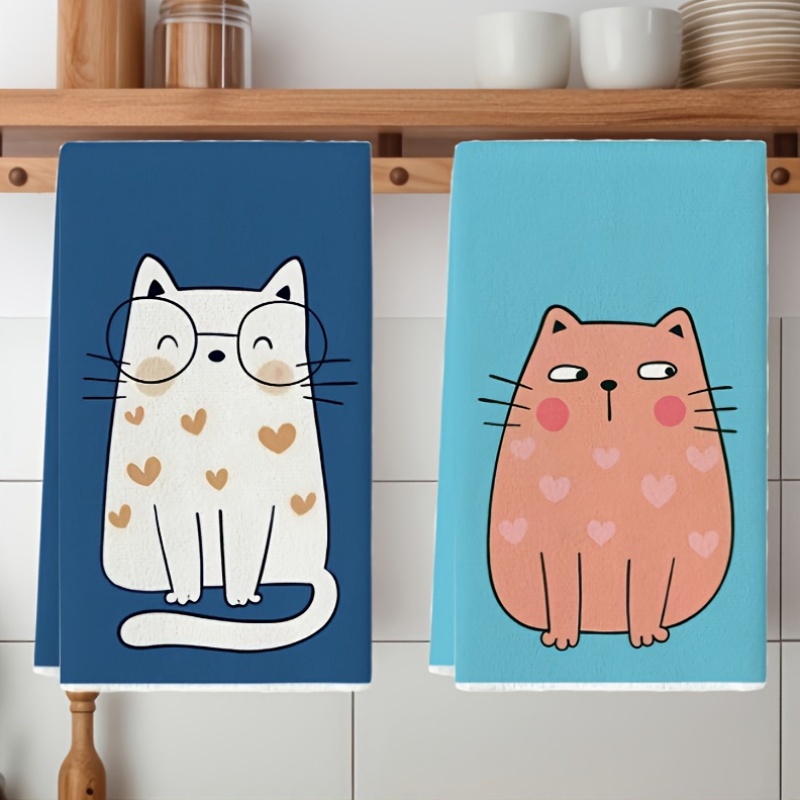 6 pièces, serviettes de cuisin - Home Cooking For Cats avis et prix