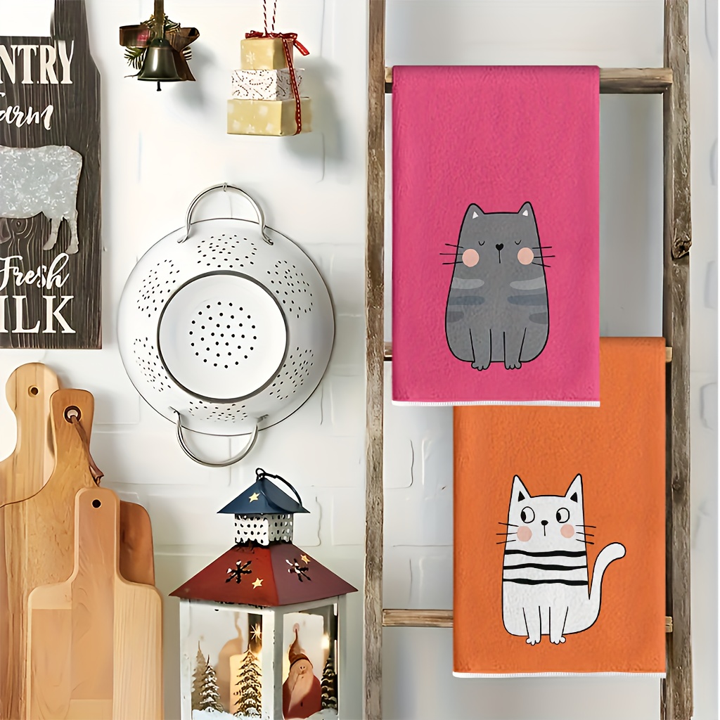 6 pièces, serviettes de cuisin - Home Cooking For Cats avis et prix