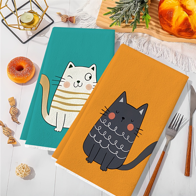 6 pièces, serviettes de cuisin - Home Cooking For Cats avis et prix